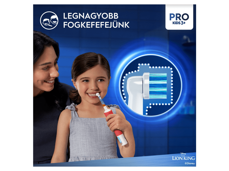 Oral-B Pro Kids Lion King Elektromos fogkefe