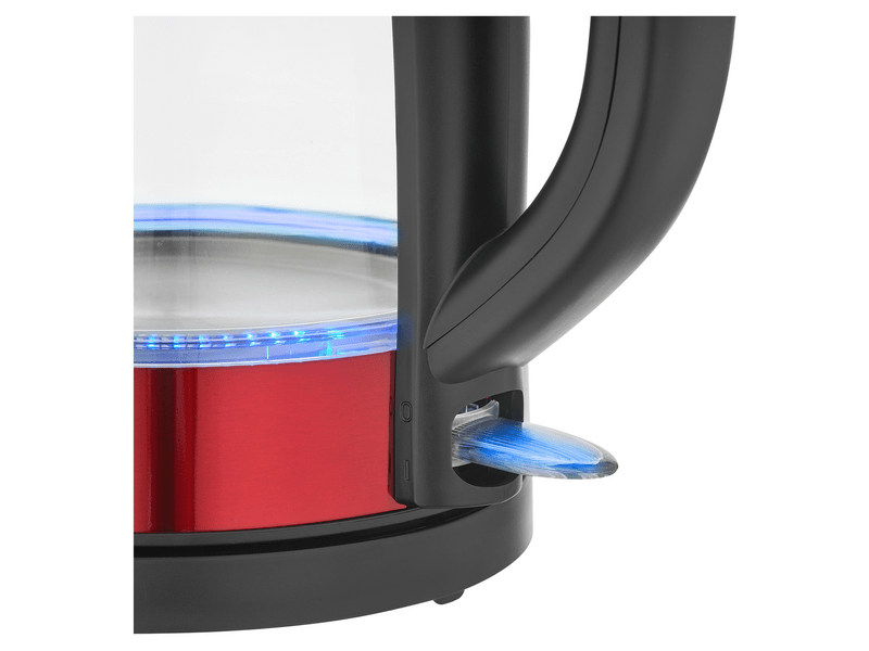 Sencor SWK 7401RD Vízforraló 1,7 L, üveg/piros