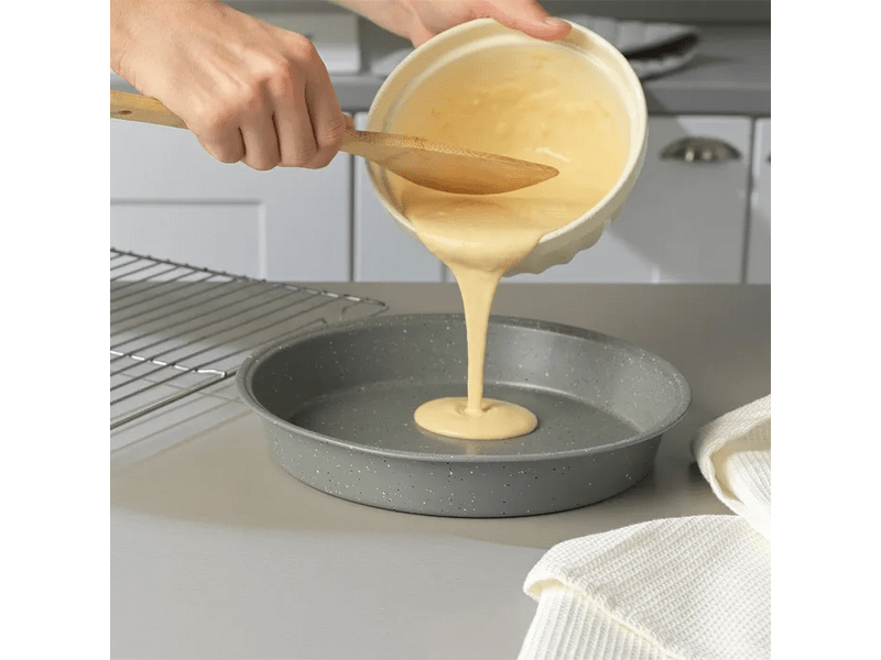 Salter Marblestone Tapadásmentes, szénacél kerek tepsi, 24cm (BW02777G3)