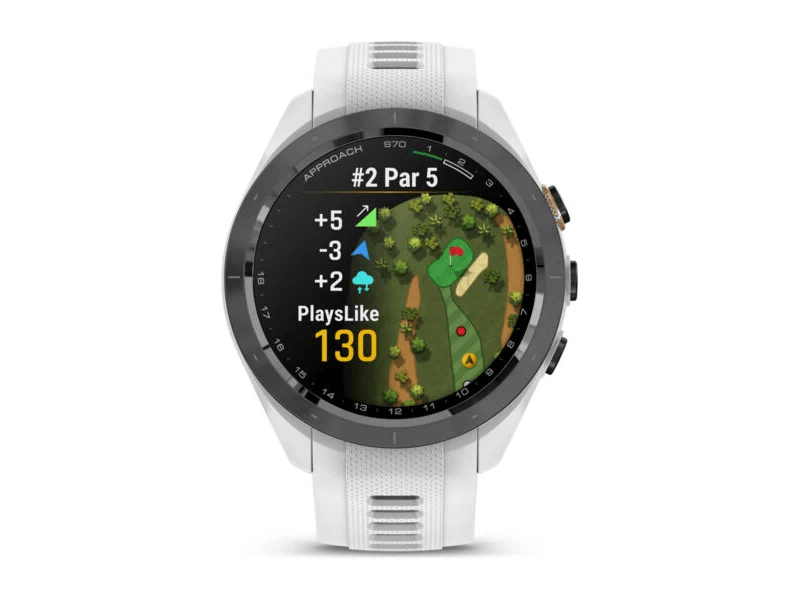 Garmin Approach S70 (42mm) Okosóra, fekete/fehér (010-02746-10)