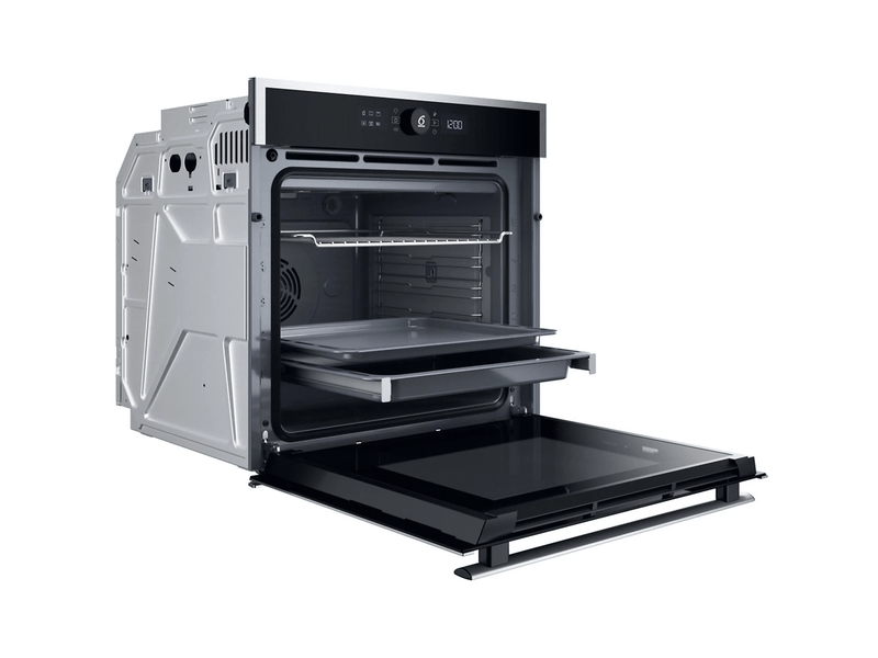 Whirlpool WOI4S8CM1SXA Beépíthető sütő + Whirlpool WMD44MX Beépíthető mikrohullámú sütő