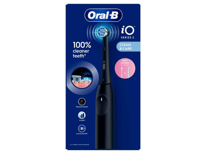 Oral-B iO 2 Elektromos fogkefe, éjfekete (80816647)