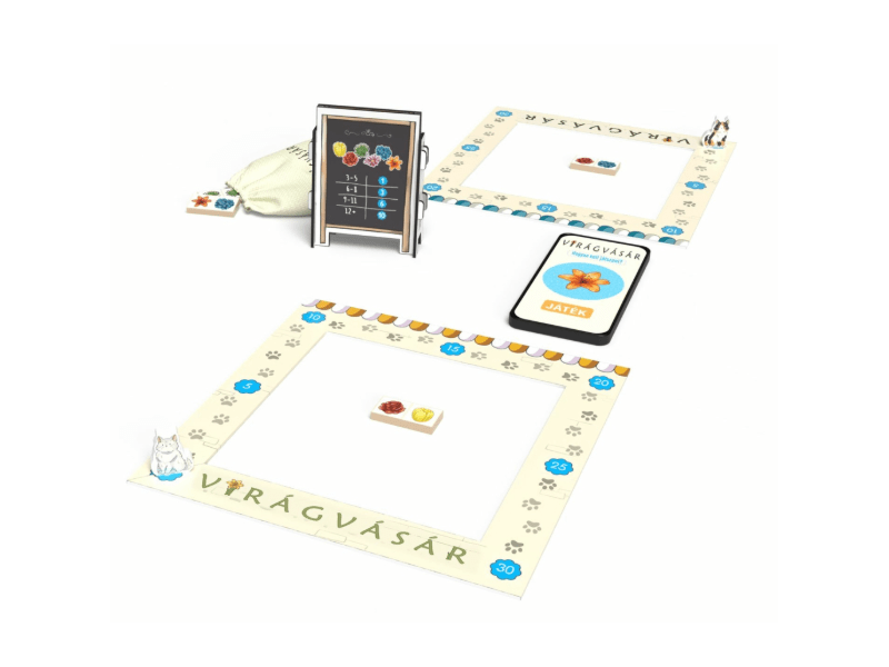 Virágvásár társasjáték (ASM34729)