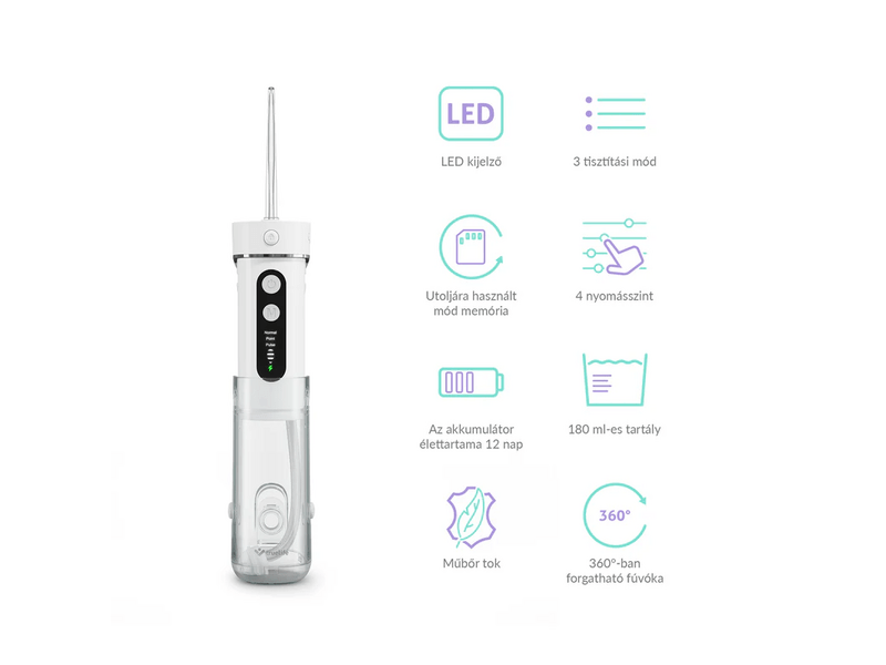TrueLife AquaFloss Mini M50 szájzuhany, fehér