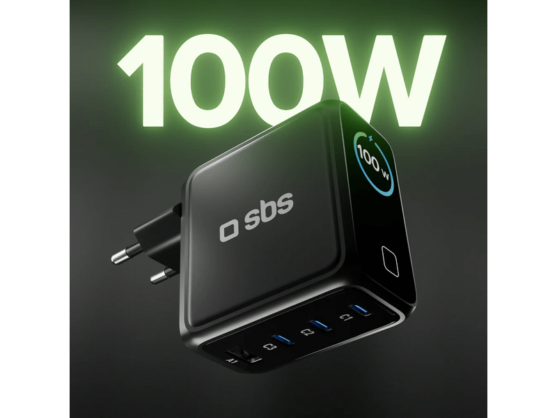 SBS GaN PD 100W Hálózati töltő (TETRGANTFT100WK)