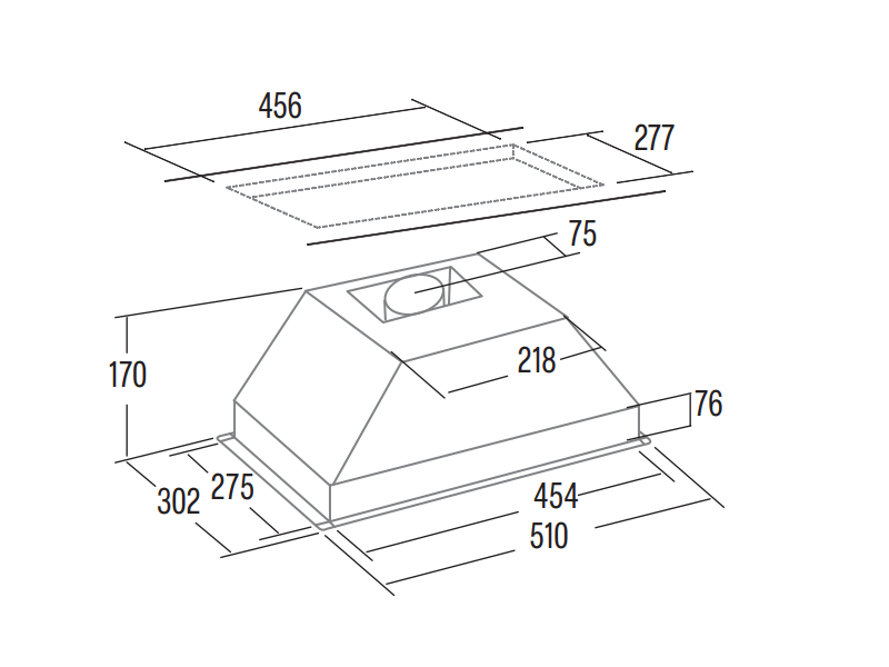 Cata GK-4500 BK Páraelszívó, fekete