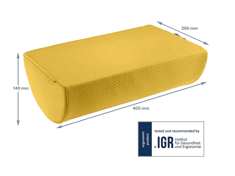 LEITZ COSY Ergo asztali lábtámasz, sárga (53710019)