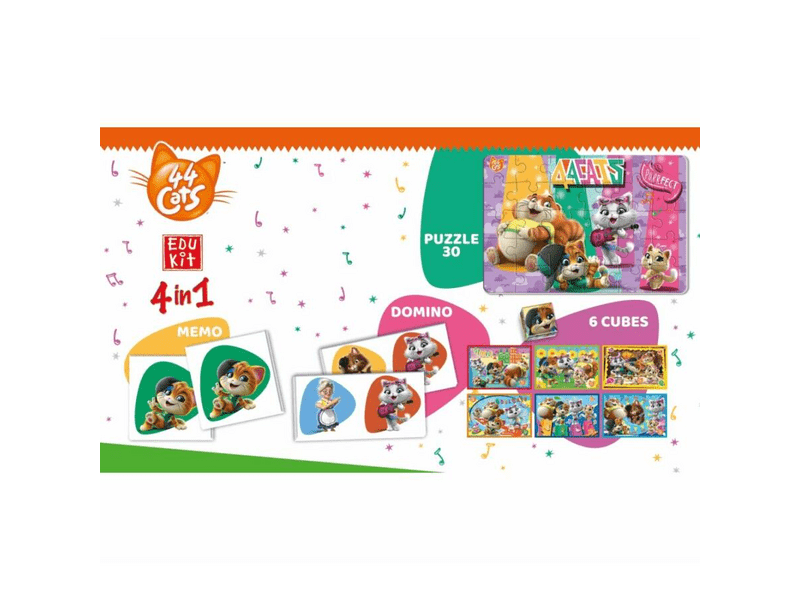 Clementoni 44 macska 4 az 1-ben játékgyűjtemény (18047)