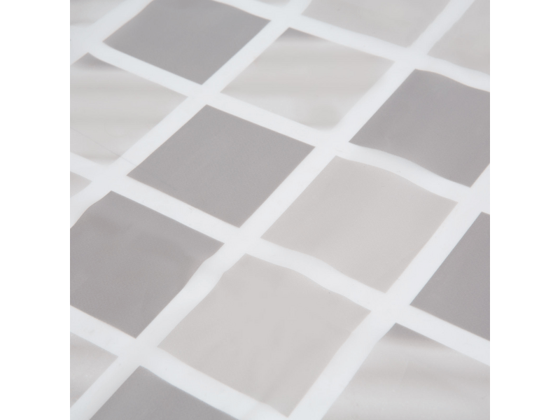 Family 11528C Zuhanyfüggöny - négyzet mintás - 180 x 180 cm