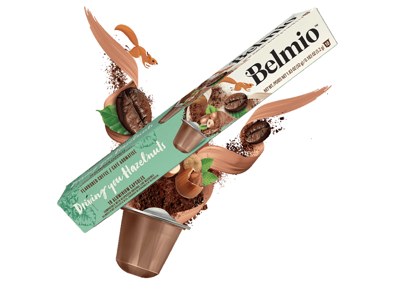 Belmio Driving you Hazelnuts Kávékapszula, 10 db