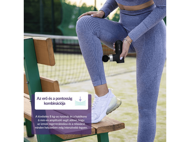 TrueLife RelaxGun G3 Masszázspisztoly, fekete