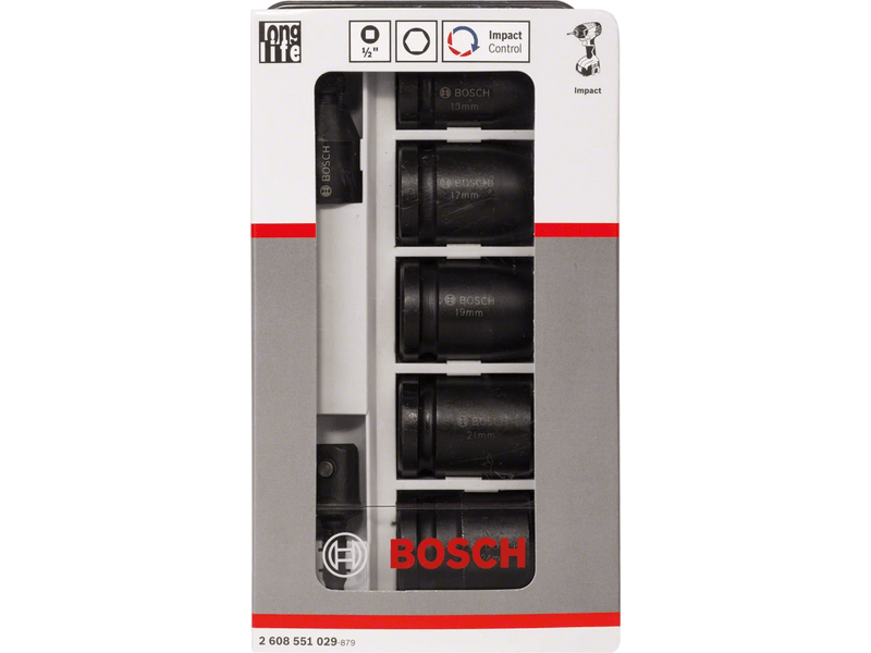 Bosch 2608551029 7 részes dugókulcs készlet, 13–24 mm, 7 db