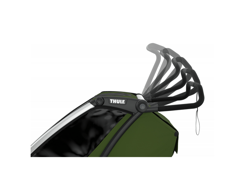 Thule Chariot Cab 2 Cypress Green multifunkciós gyermekhordozó