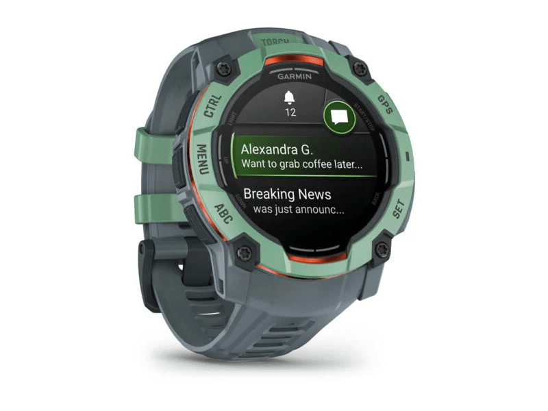 Garmin Instinct 3 AMOLED okosóra, 50mm, tropic (010-03020-01)