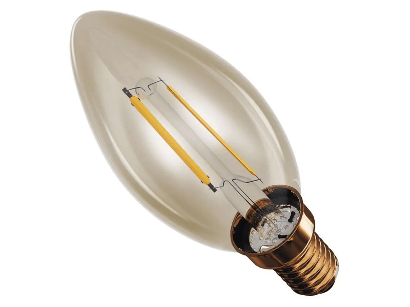 EMOS Z53012 LED izzó Vintage gyertya / E14 / 2,5 W (20 W) / 225 lm / Meleg fehér