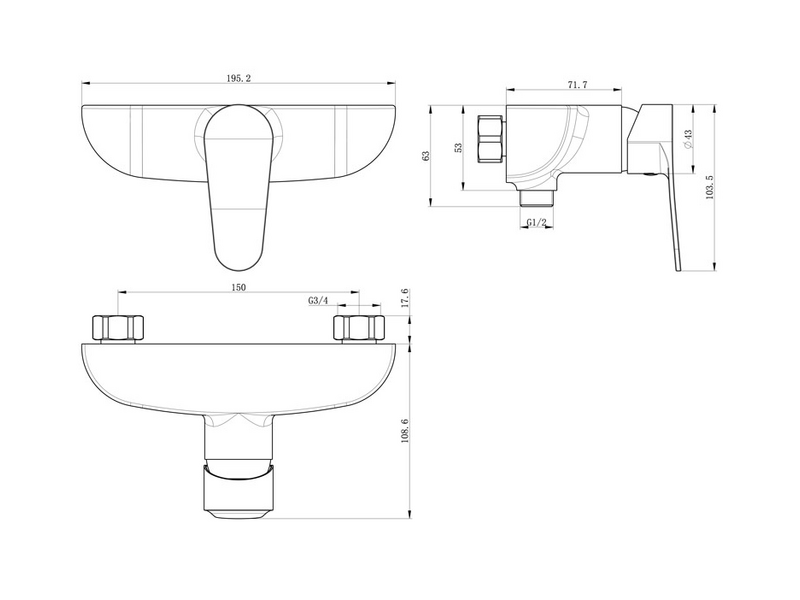 Mofém Hello Zuhanycsaptelep (822312800)