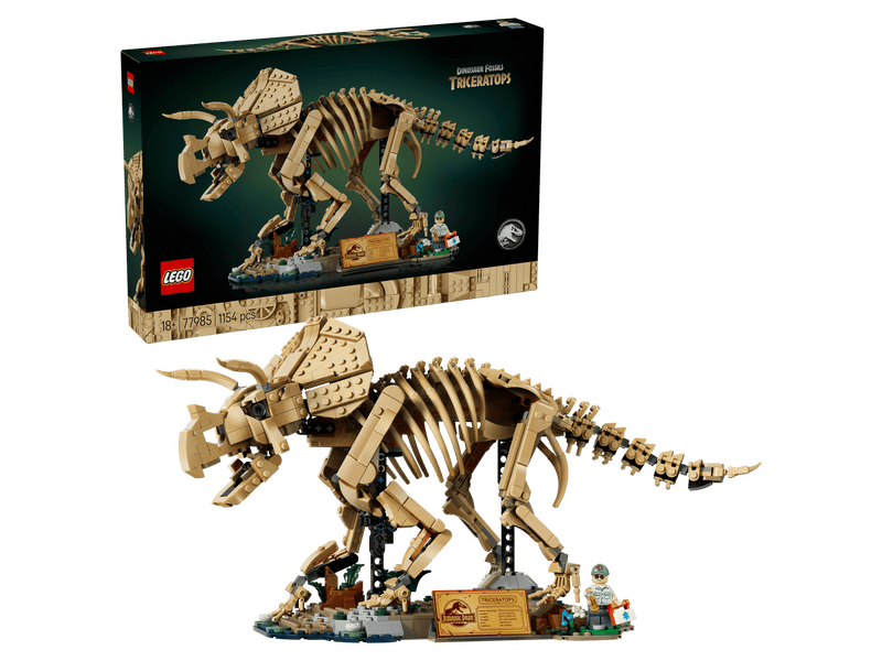 LEGO® Jurassic World Dinoszaurusz maradványok: Triceratops (77985)
