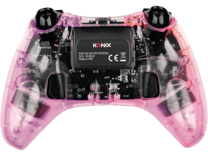 Konix Crystal Nintendo Switch/PC Vezeték Nélküli kontroller, átlátszó (KX-SW-GP-CRYSTAL)