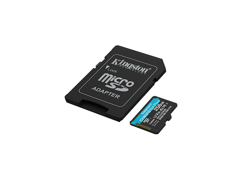Kingston Canvas Go Plus microSD kártya, 256 GB (SDCG4/256GB)