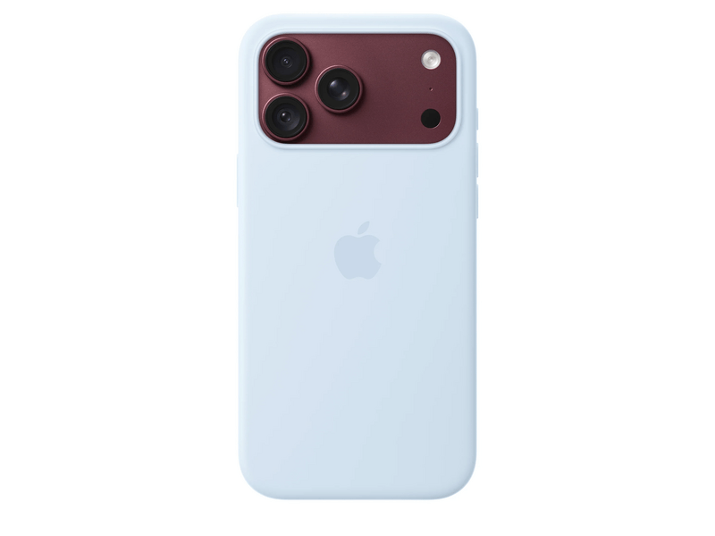 Apple iPhone 18 Pro Max szilikon tok, MagSafe-rögzítésű, búzavirágkék (MK934ZM/A)
