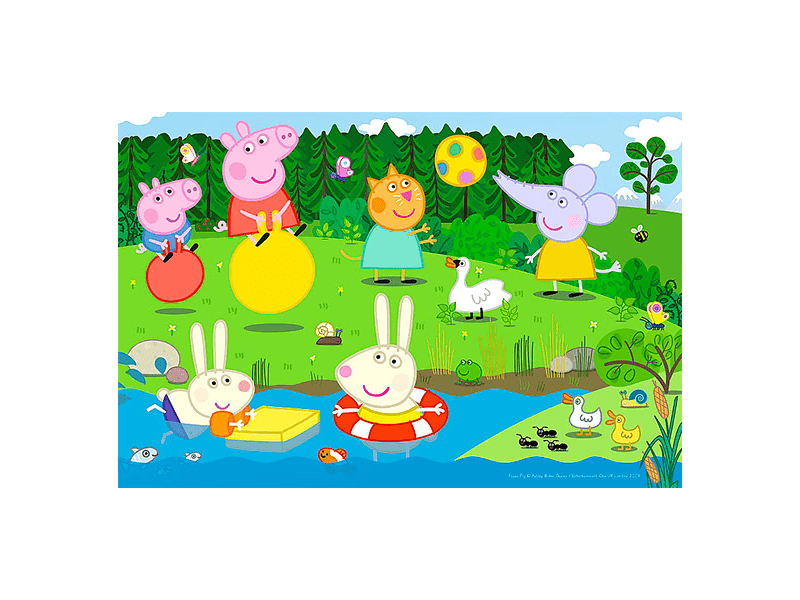 Trefl: Peppa malac Szórakozás nyáron 60 darabos puzzle (17326)