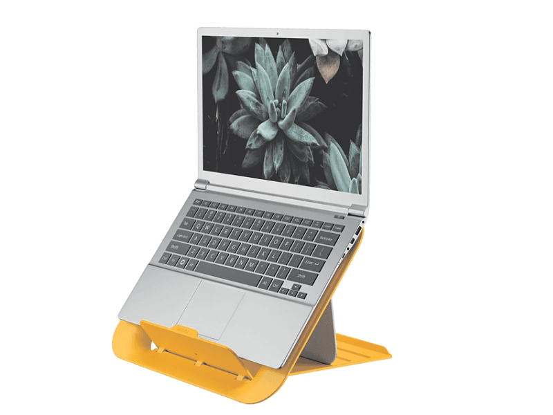 LEITZ COSY Ergo laptop állvány, sárga, 13