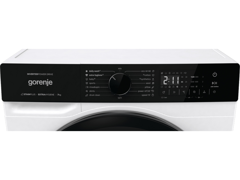 Gorenje WNHA74SASEU Perilica rublja s prednjim punjenjem