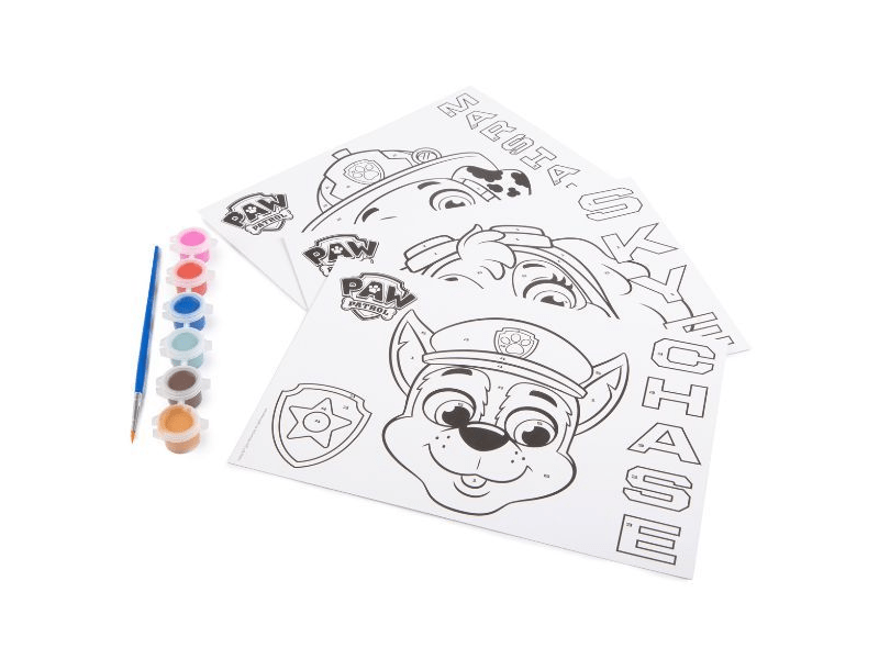 Mancs őrjárat: Szám szerinti festő szett (97-0075)