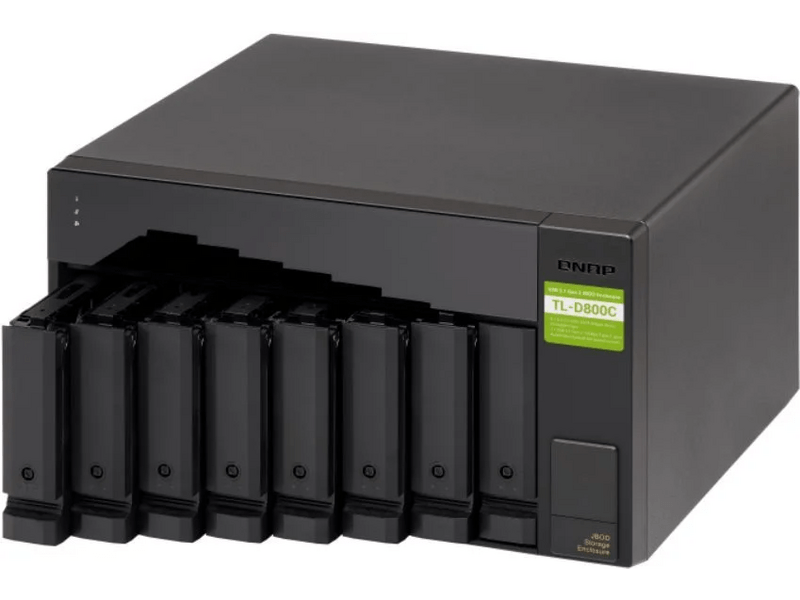 QNAP TL-D800C NAS, 8 fiók