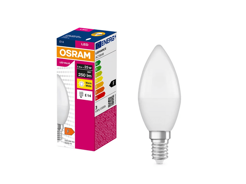 Osram value Classic B 25 2.8W/2700K E14