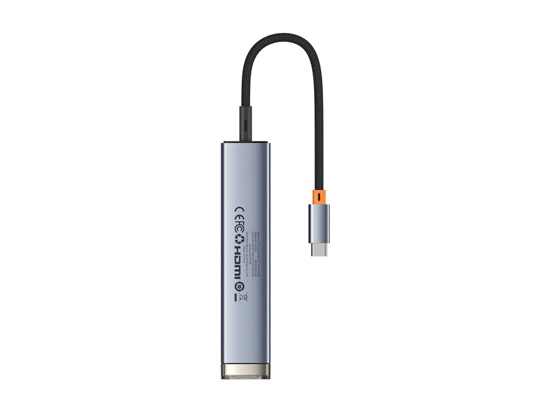Baseus UltraJoy 5-Port HUB AIR dokkoló állomás, szürke (B0005280181103)
