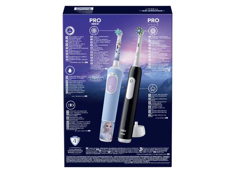 Oral-B Pro Series1 BK + ProKids 3 Frozen četkica za zube
