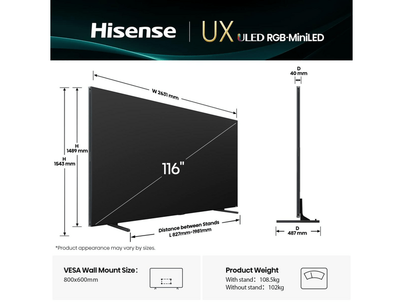 Hisense 116UXQ 116