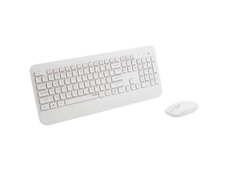 Rapoo X3500 Vezeték nélküli billentyűzet és egér szett, fehér
