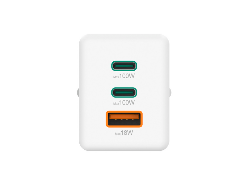 Hama Hálózati töltő, USB + TYPE-C ,100W (201997)