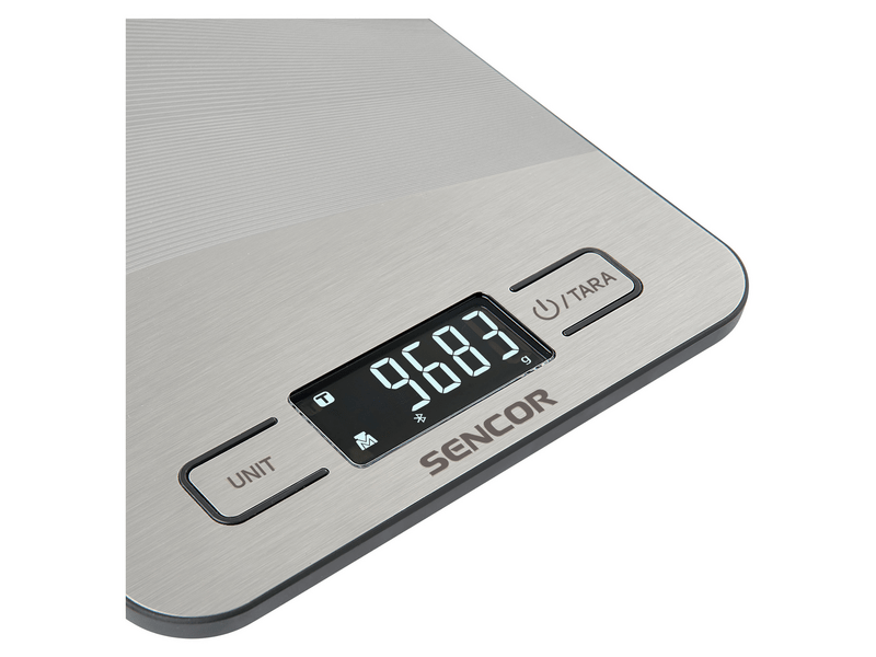 Sencor SKS 8080 Smart kuhinjska vaga, siva