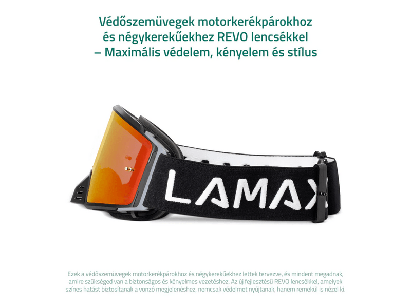 LAMAX Visor RV10 Védőszemüveg (LXOAAKQNNNNCAVRRV10)