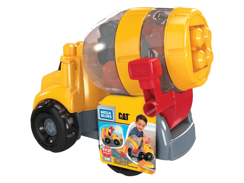 Mega Bloks: Caterpillar betonkeverő építőkockákkal (GFG11)