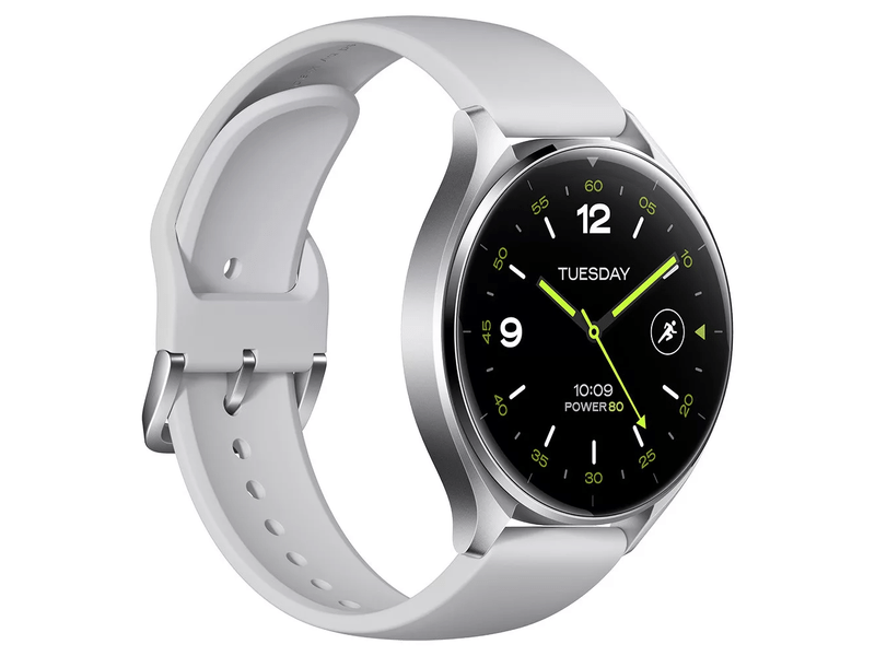 Watch 2 Sliver Case With Gray TPU Strap