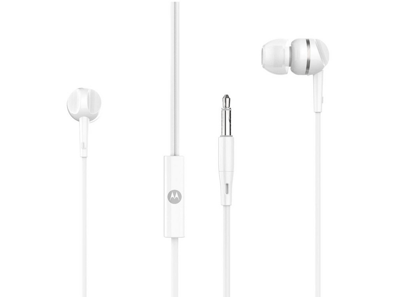 Motorola Moto Pace 105 vezetékes fülhallgató, fehér