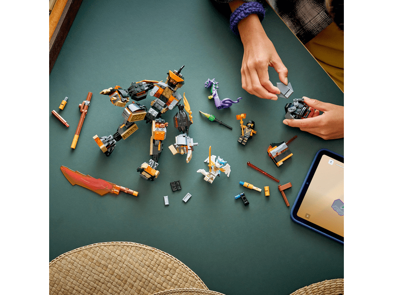 LEGO® Ninjago® Cole akciórobotja és Sárkány Zane (71854)