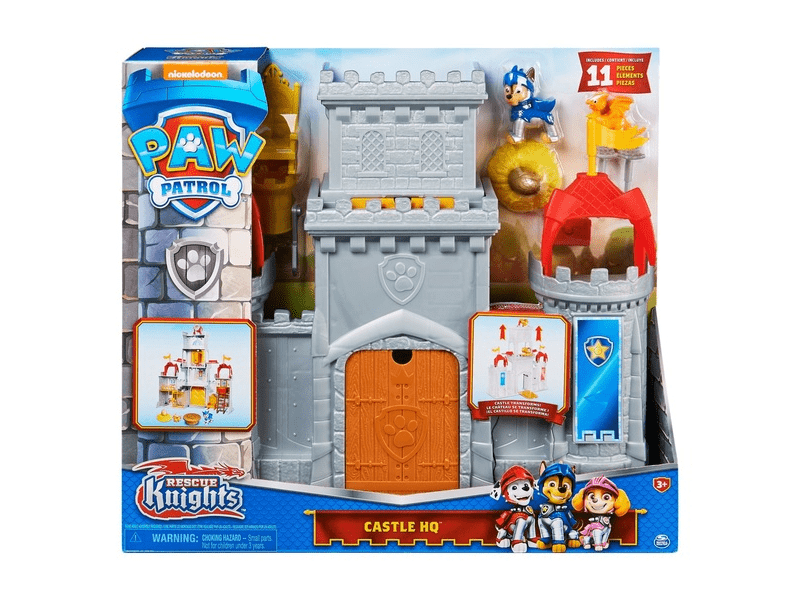 Mancs Őrjárat: Mentőlovagok - Lovagvár főhadiszállás játékszett, 50 cm (6062103)