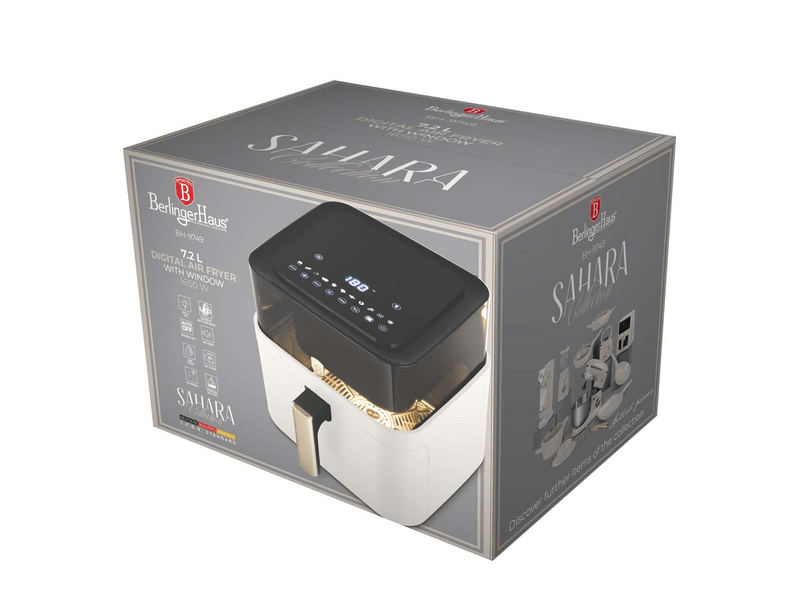 Berlinger Haus BH9749 Sahara Collection Airfryer, 7,2 l, matt krém