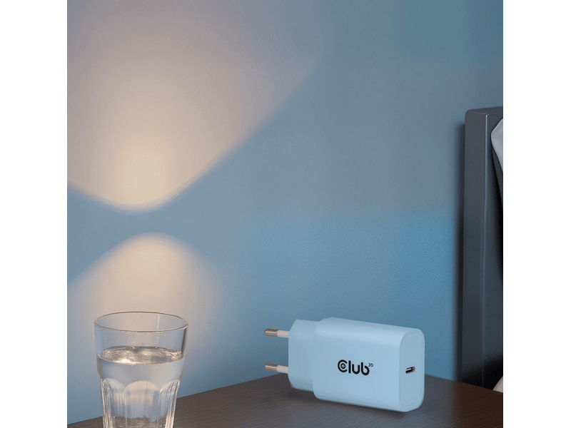 Club 3D Hálózati Adapter 30W, 2db kék (CAC-3022)