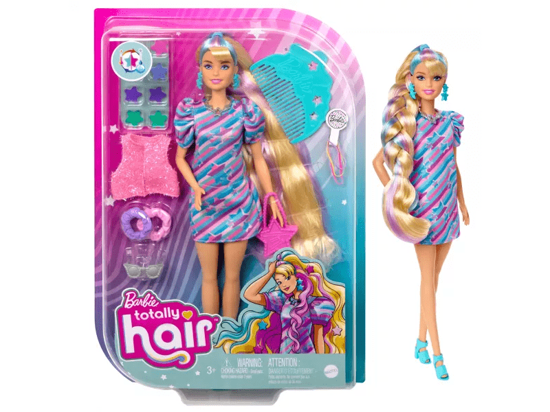 Barbie: Totally Hair baba - Csillag (HCM88)