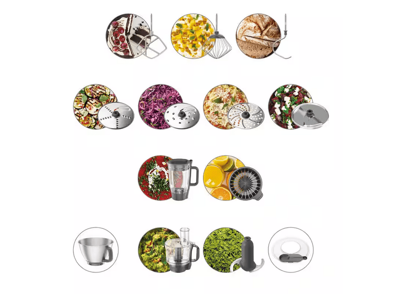 Kenwood KHC30.050GY Konyhai robotgép, szürke