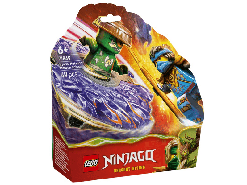 LEGO® Ninjago® Nya egy mutáns szörny pörgettyűje ellen (71849)
