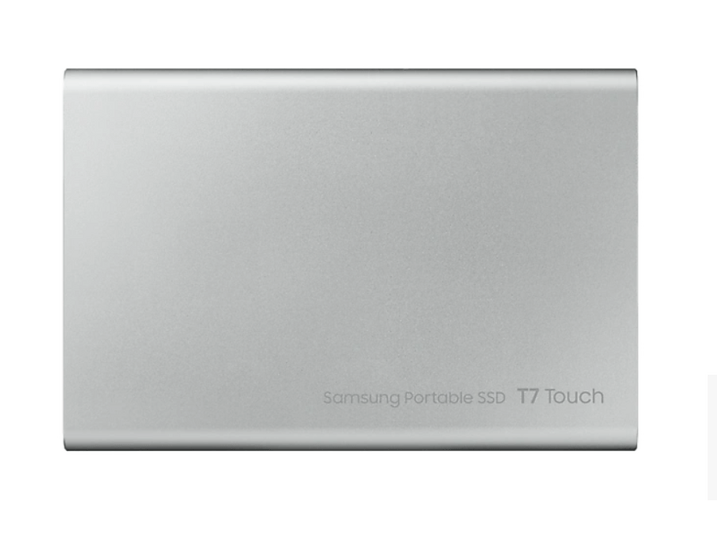 Samsung T7 Touch USB 3.2 1TB Hordozható SSD Ezüst (MU-PC1T0S)