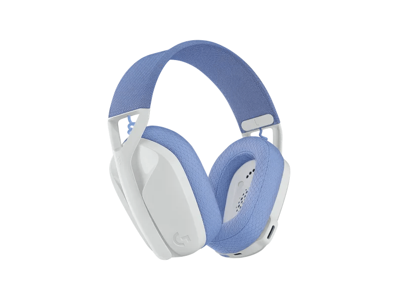 Logitech G435 Lightspeed Gamer headset, Fehér (981-001074)