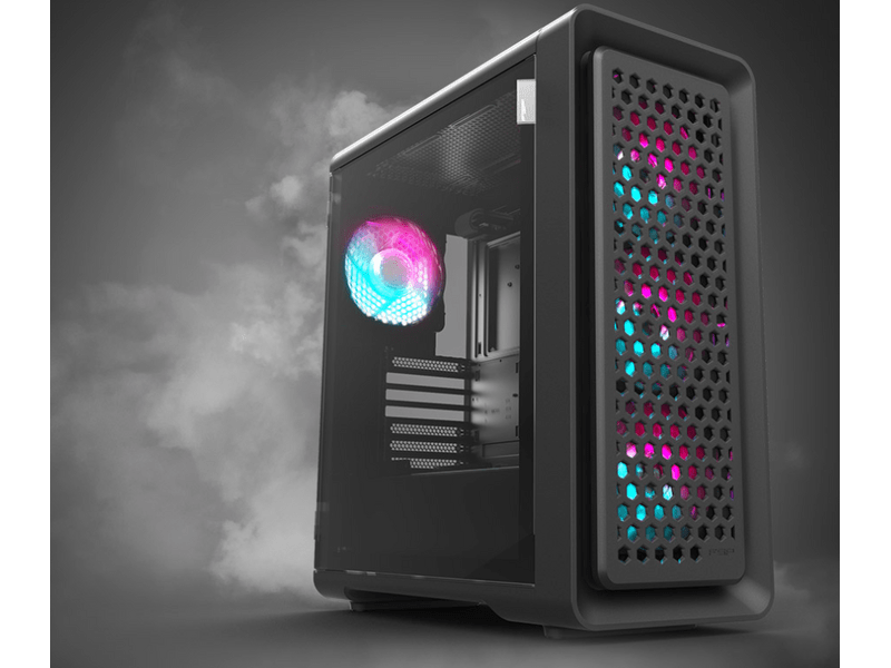 FSP Ultra CUT593P Számítógépház, fekete